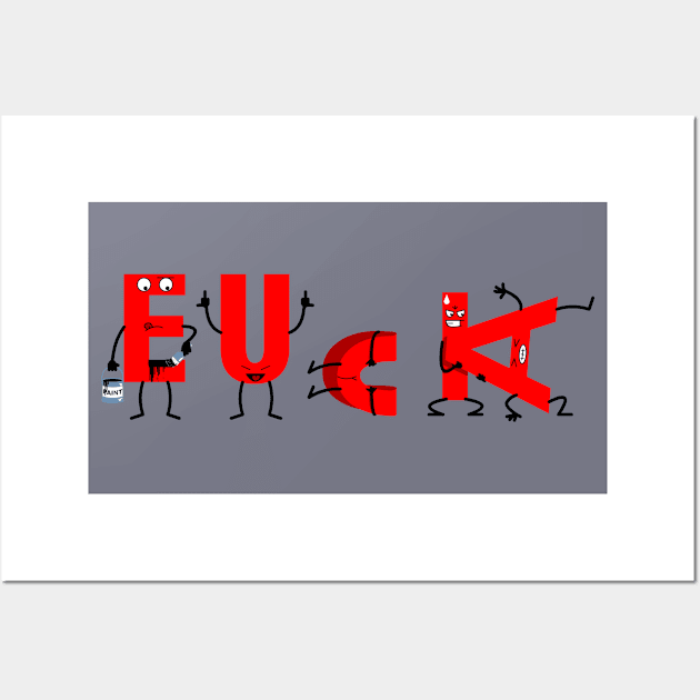 Foul Vowels Wall Art by thinkcrap